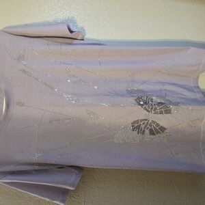 Kids Lavender Butterfly T-Shirt